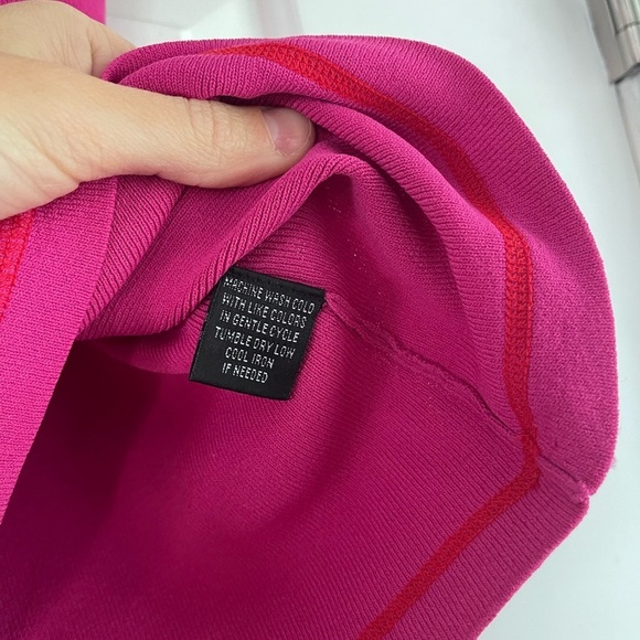 Studio Chere Skin Pink/Red Knit Top - M - Picture 3 of 5
